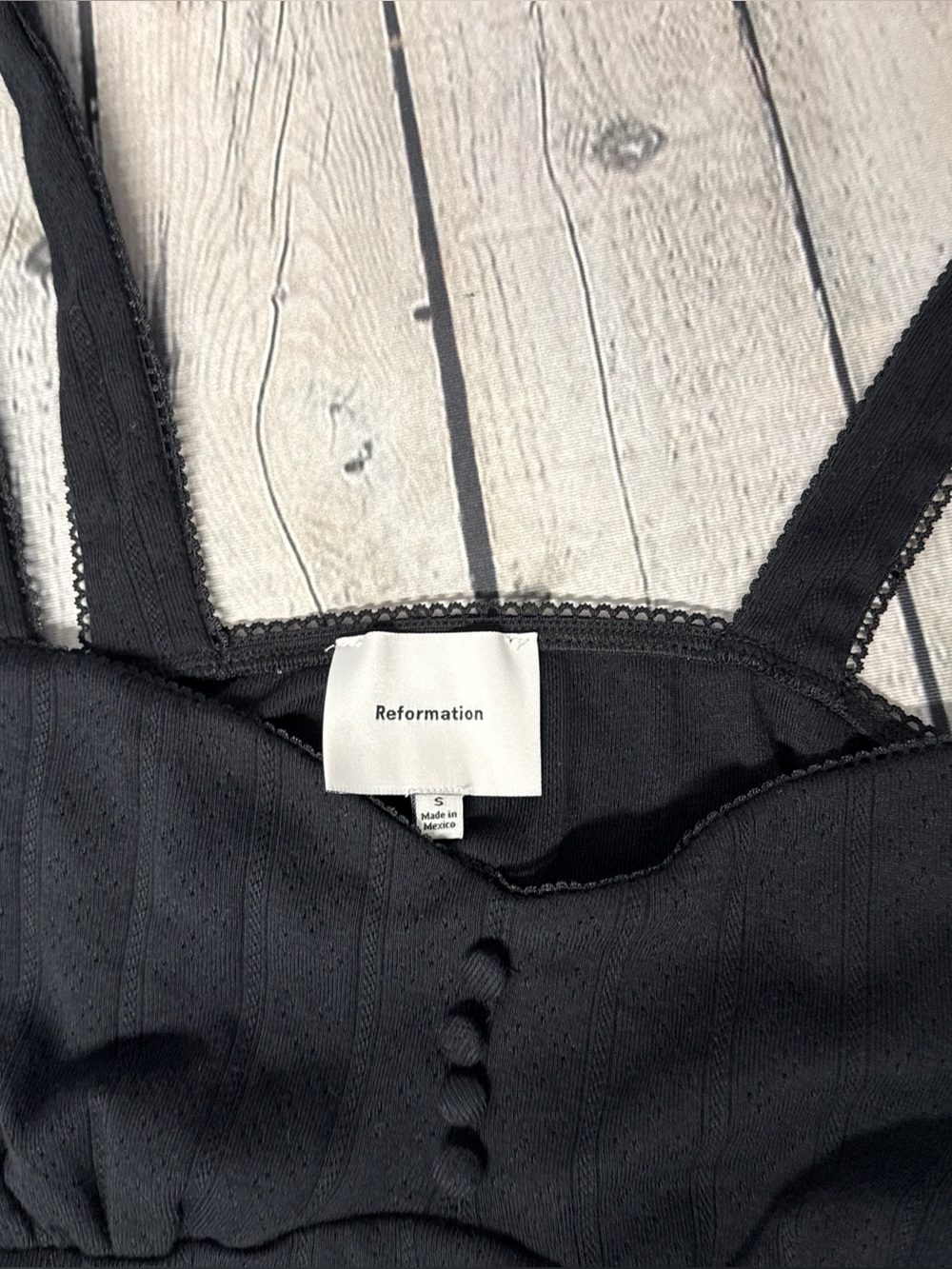 Reformation Rhea Pointelle Dress - Picture 5 of 5